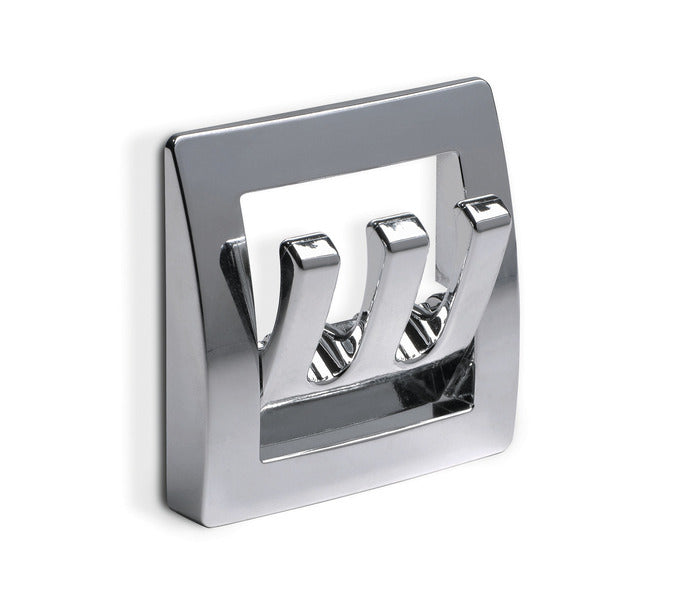 Garderobehaak chrome 1 stuk