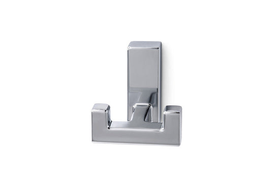 garderobehaak chroom hoogglans, 2 haken 50x50x45mm, 2 haken 50x50x45mm