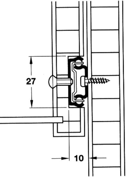 Ladegeleidingsstrip 342mm, 1 Paar
