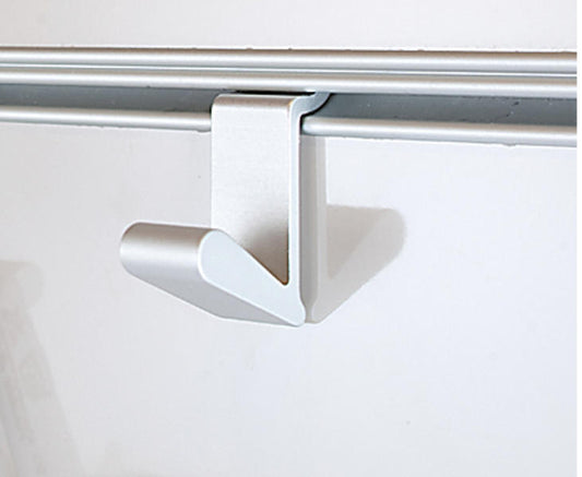 haak zilver 15x24x34mm, aluminium