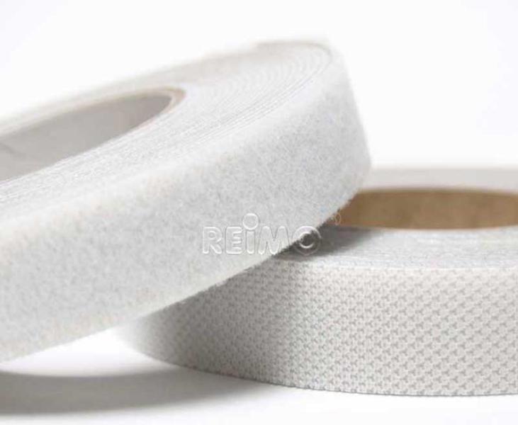 Klittenband zelfklevend 20mm (wit) 5m