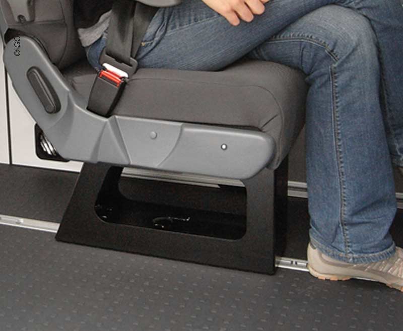 Onderstel voor enkele stoel A400 bij VW T6/T5, Renault Trafic, Mercedes Vito