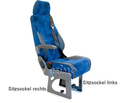 Stoelvoet voor Euro-zitting 28 cm, Links