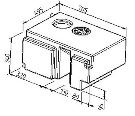 Zoetwatertank Ford Transit vanaf 2000