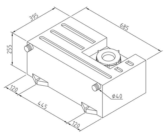 60L waterreservoir