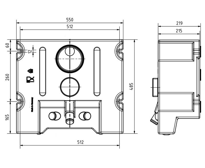 Waterreservoir 45 L