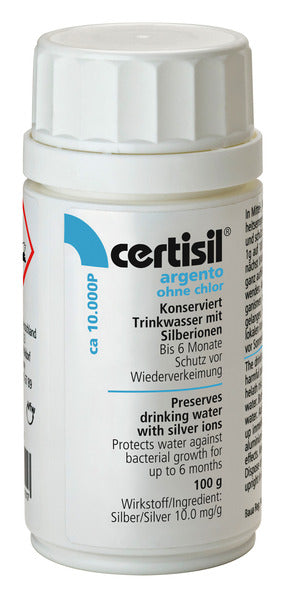 Certisil Argento CA1000000P Desinfectie van water, 100g