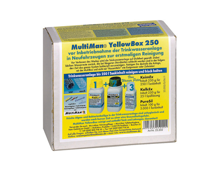 MultiMan YellowBox 250 Waterinbedrijfstellingsbox