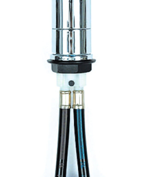 Onderstelkraan Pelikan chroom, aansluiting UniQuick 12mm