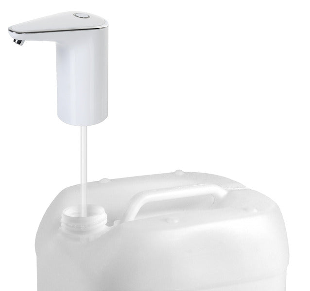 Kraan met batterij, 1200 mAh, 5 V-4 W, 144 x 65 x 151 cm, wit, voedselveilig