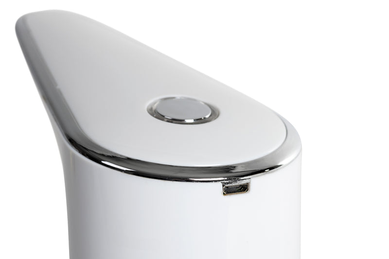 Kraan met batterij, 1200 mAh, 5 V-4 W, 144 x 65 x 151 cm, wit, voedselveilig