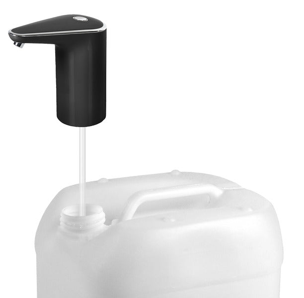Kraan met batterij, 1200 mAh, 5 V-4 W, 144 x 65 x 151, zwart, geschikt voor levensmiddelen.