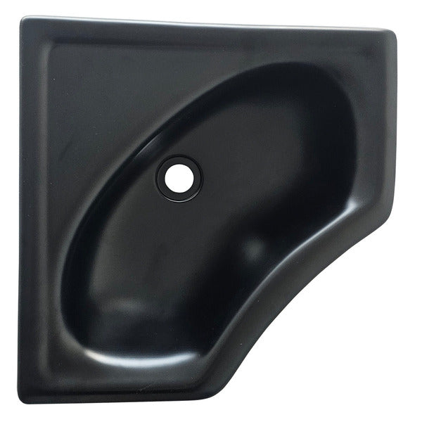 Mini-hoekwastafel - Zwart