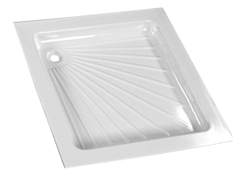 Douchebak, 800x800 mm, wit