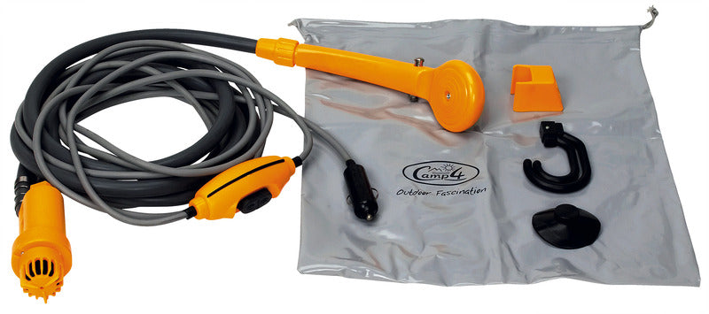 Buitendouche 12V met dompelpomp+schakelaar