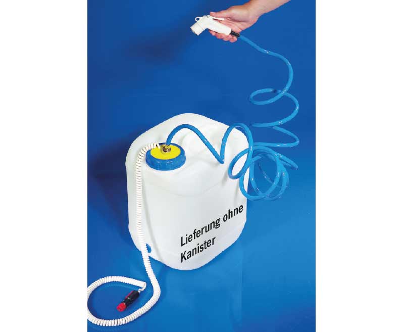 Spiraalvormige mobiele douche 12 V