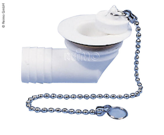 Waterafvoerset haakse slang 1", aftapopening 31mm, set van 10 stuks