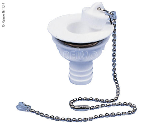 Waterafvoerset recht - slang 3/4", afvoeropening 21mm, 10er