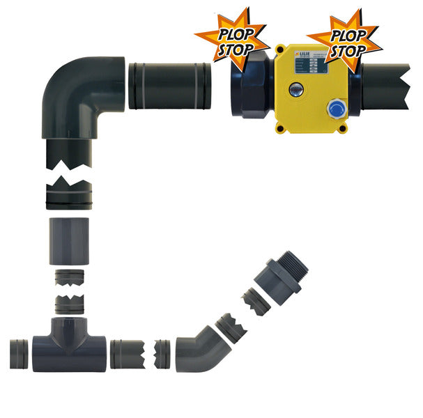 Buisconnector 40/32mm recht met buitendraad 1¼"