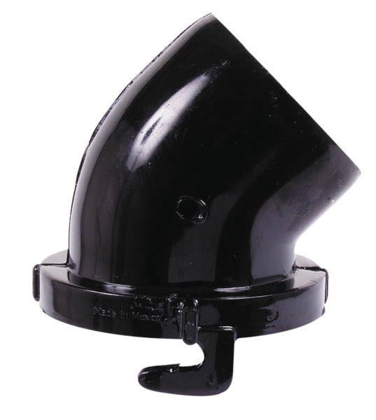 Bajonetaansluiting 45° voor flexibele slang 76mm