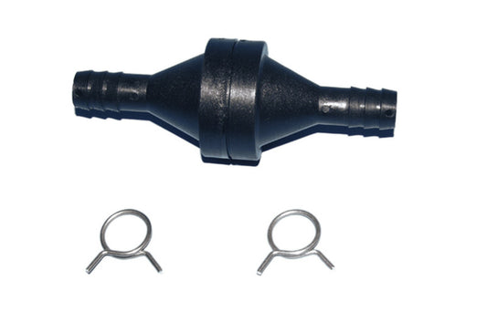 Terugslagklep met 12mm slangaansluiting