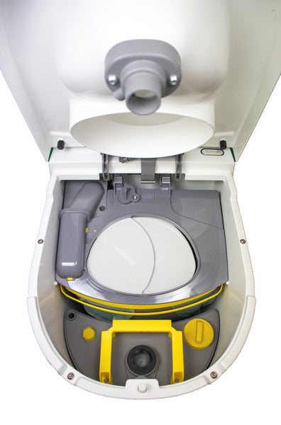 Scheidend toilet Separett Tiny met urinefles