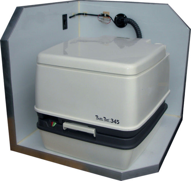 SOG ontluchting II, type C, voor Porta-Potti, deurvariant wit