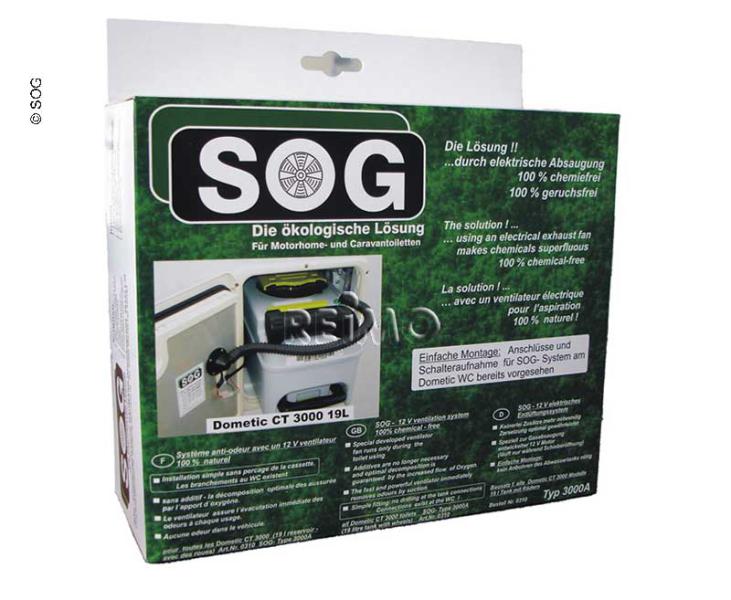 SOG WC-ventilatie 3000 A voor CT-modellen