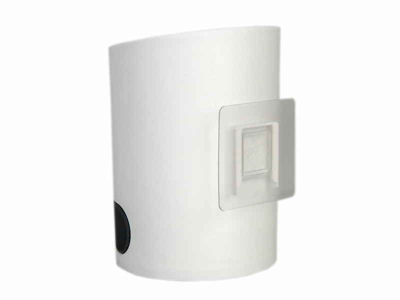 Toiletborstel silicone - wit/grijs