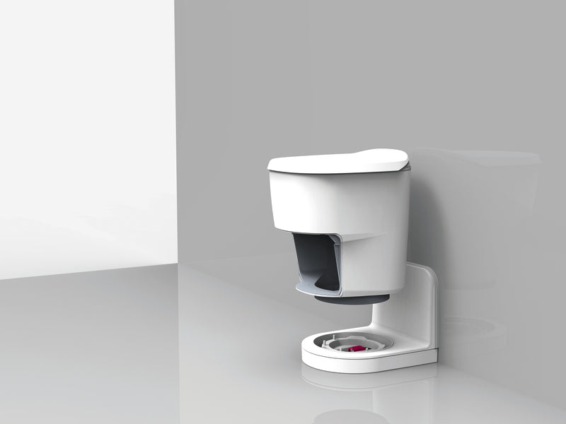 Clesana C1 - waterloos toilet met L-adapter
