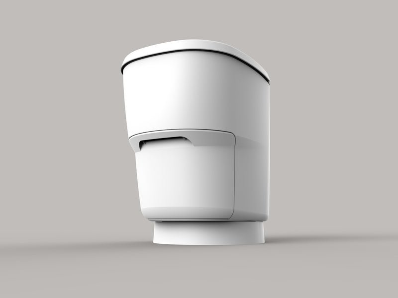 Clesana C1 - waterloos toilet met ronde voet
