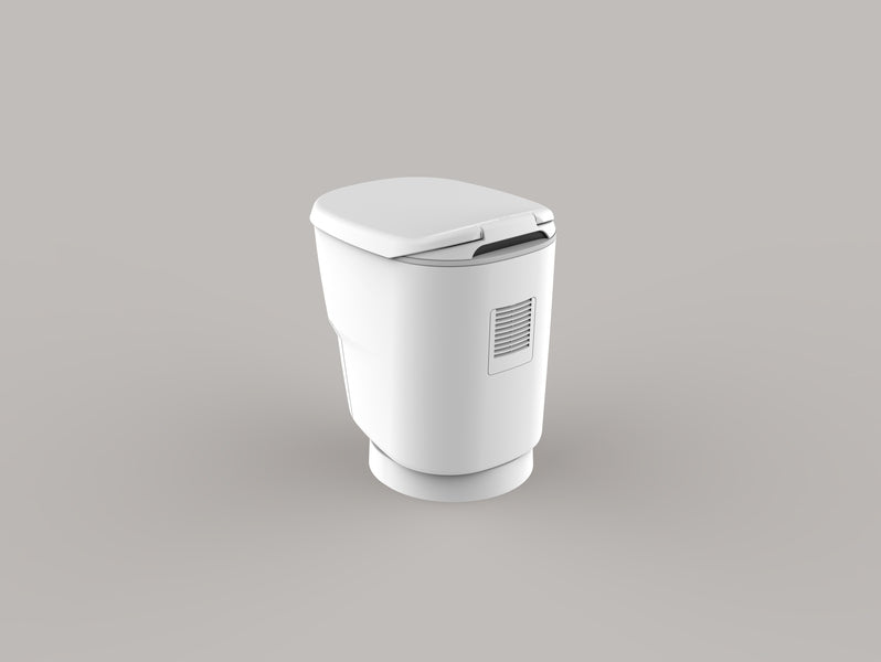 Clesana C1 - waterloos toilet met ronde voet