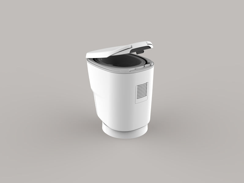 Clesana C1 - waterloos toilet met ronde voet