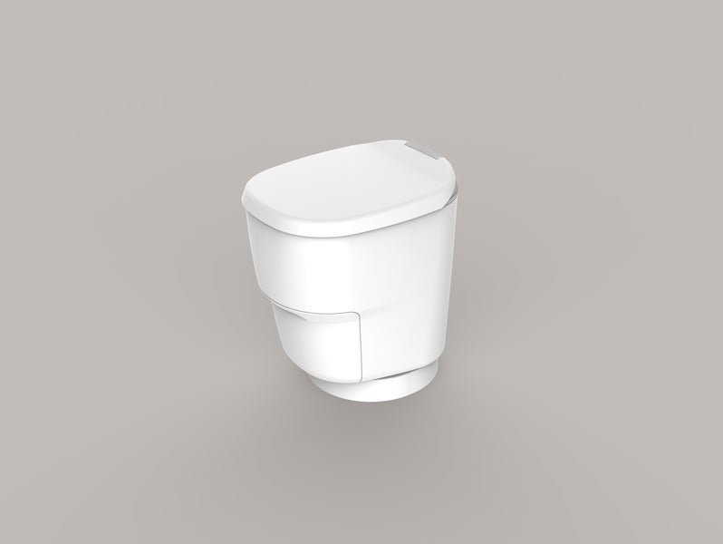 Clesana C1 - waterloos toilet met ronde voet