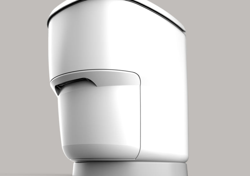 Clesana C1 - waterloos toilet met ronde voet