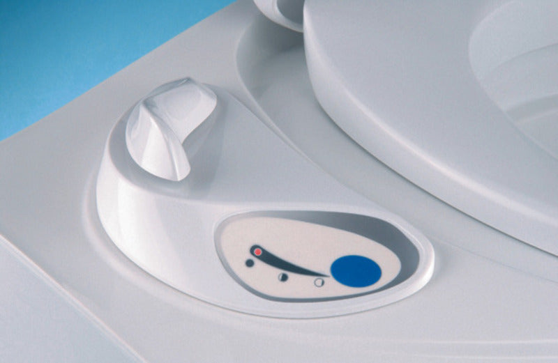 Cassettetoilet C402-X elektrisch, wit, Links