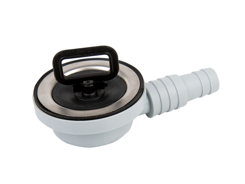 Afvoerset voor spoelbakken onder een hoek van Ø25/20mm