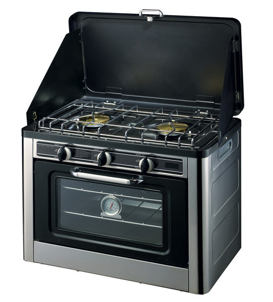 Draagbare gasfornuis/ovencombinatie - 50 mbar - Voor DE, AT en CH