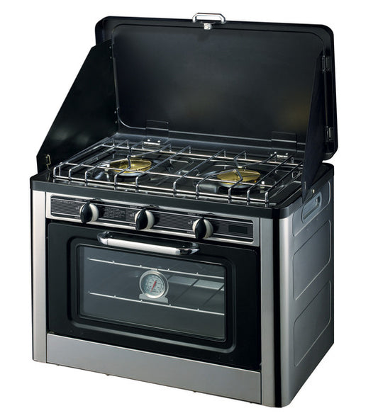 Draagbare gasfornuis/ovencombinatie - 50 mbar - Voor DE, AT en CH