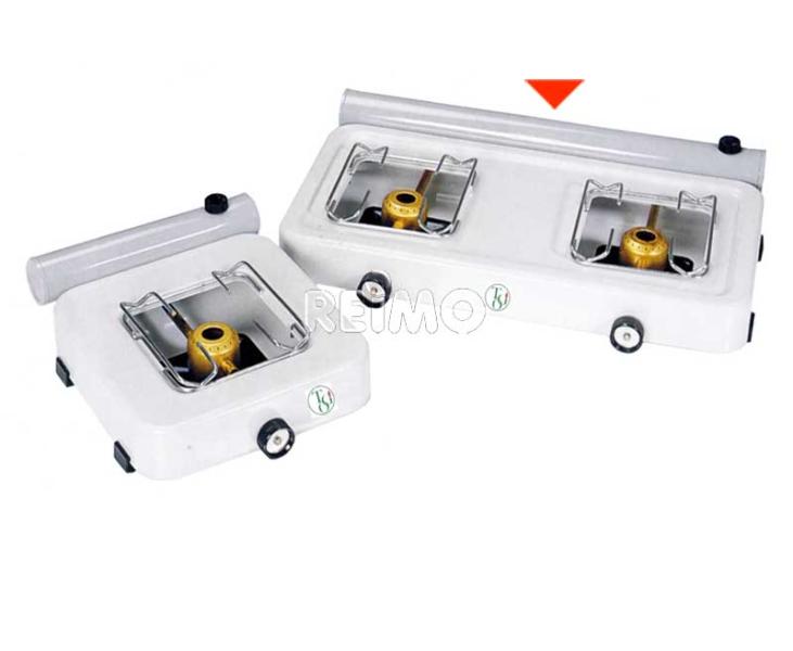 Spititiuskoker Mambo 2 pits, 2000W - wit