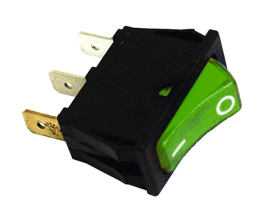 Wipschakelaar bel230V groen