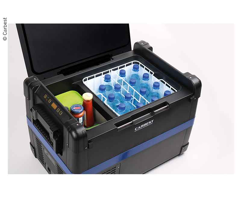 Compressorkoelbox 12V/24V/220-240V, 40l, ca. 712x452x440mm, ca. 20 kg