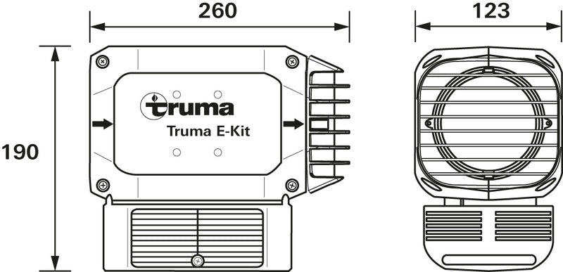 Truma VarioHeat E-Kit, extra elektrische verwarming als aanvulling op VarioHeat