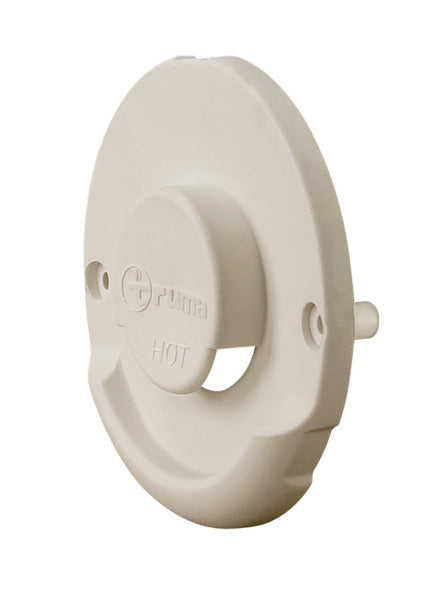 Openhaard buitenste gedeelte crème wit voor wandhaard set ZR 80