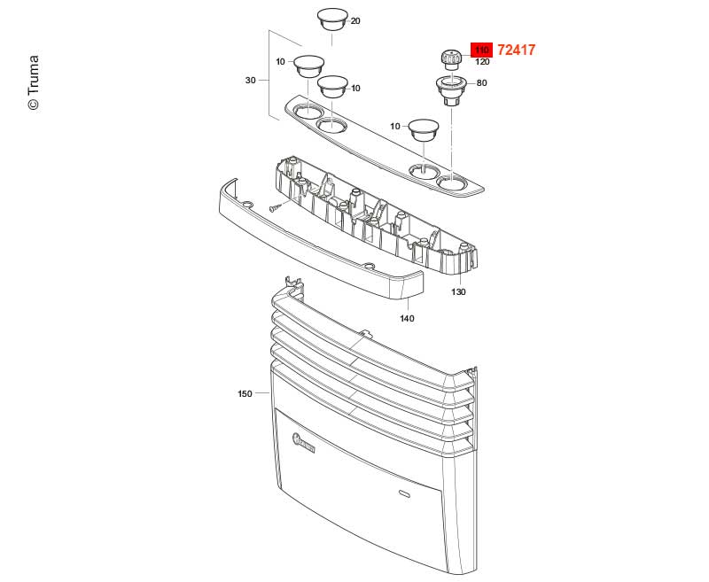 Drehknopf voor S3004/S5004