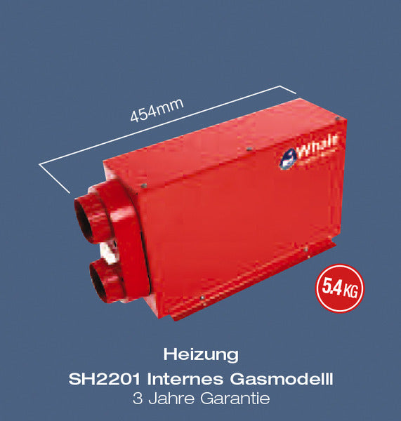 Webasto installatie gasverwarming 2KW