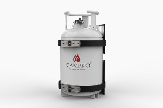 CAMPKO-set gasfleshouders, roestvrij staal, Ø 300 mm