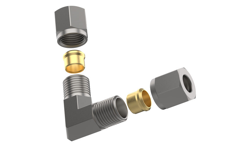 DREHMEISTER 90° haakse knelkoppeling – 10 mm buiskoppeling
