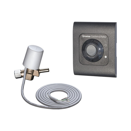 Gasafstandschakelaar voor 1-flessensysteem, 1/4 inch Links