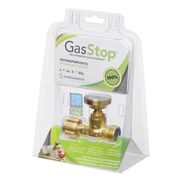 GasStop - Noodstop van de gastoevoer in geval van lekkages